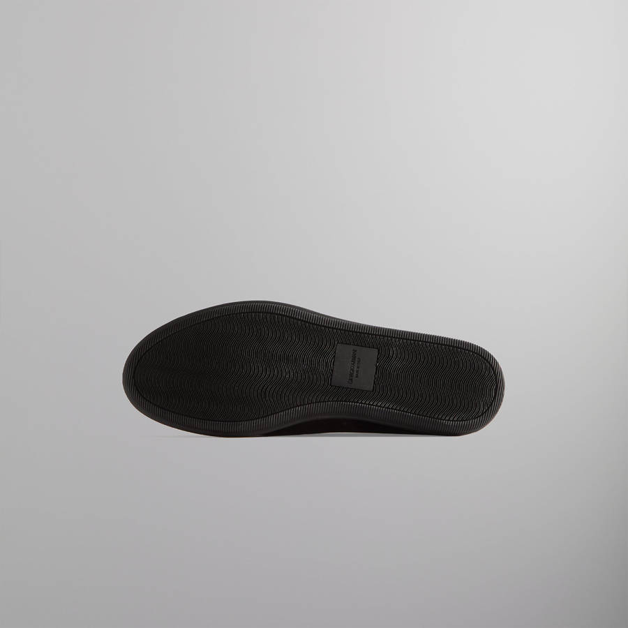 Black Men Kith and Giorgio Armani Logo Loafers | 7260-ULICE