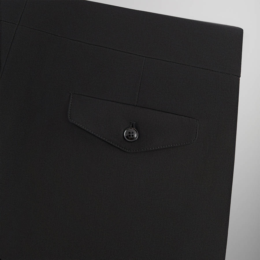 Black Men Kith and Giorgio Armani Suit Pant Trousers | 5129-IASRQ
