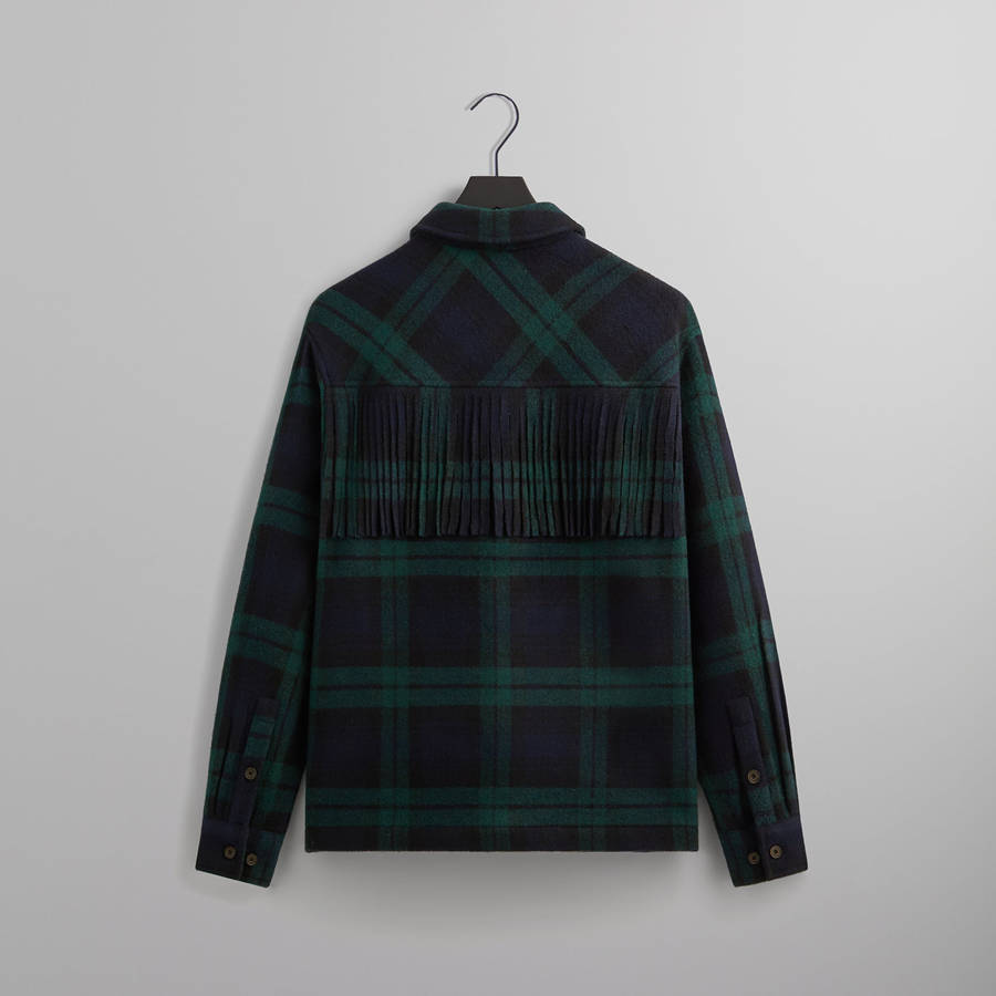 Black Men Kith and Kin Bonded Wool Abel Shirts | 3629-YQZSE