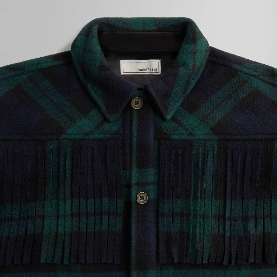 Black Men Kith and Kin Bonded Wool Abel Shirts | 3629-YQZSE