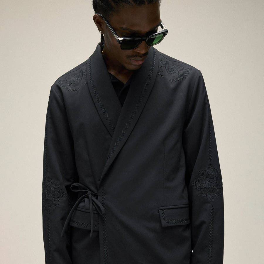 Black Men Kith and Kin Hayden Crossover Blazer Jackets | 1259-GHBZY