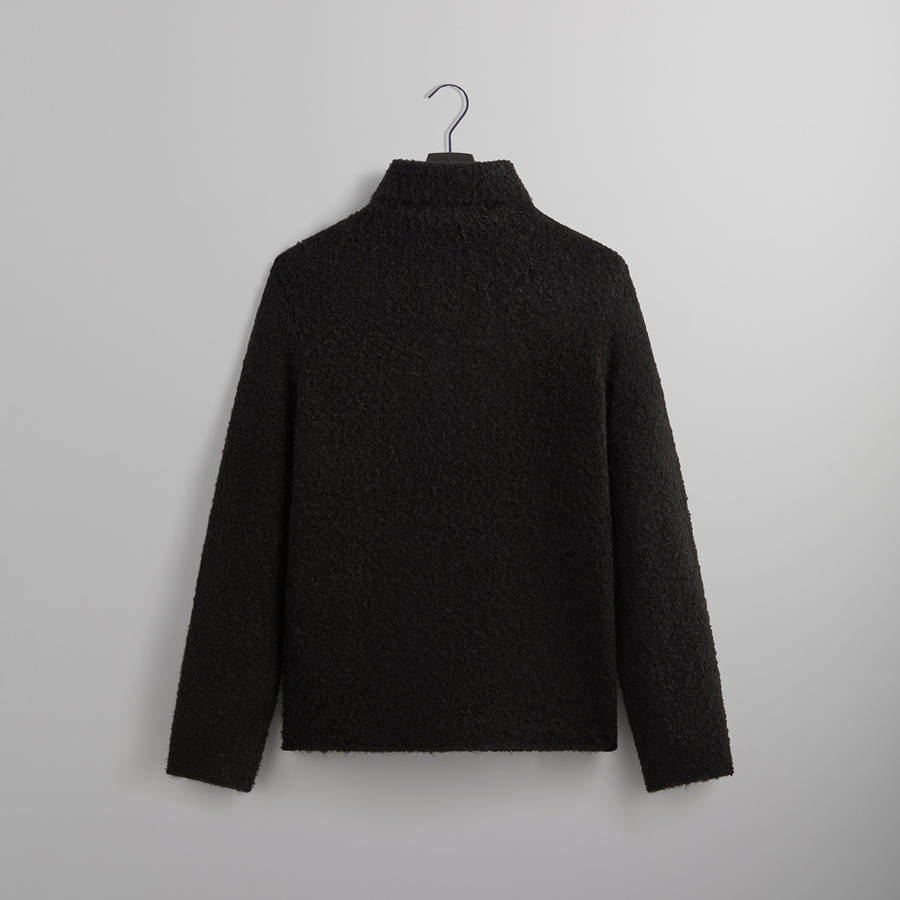 Black Men Kith and Kin Speckled Boucle Walker Turtleneck Shirts | 0297-SVBKA