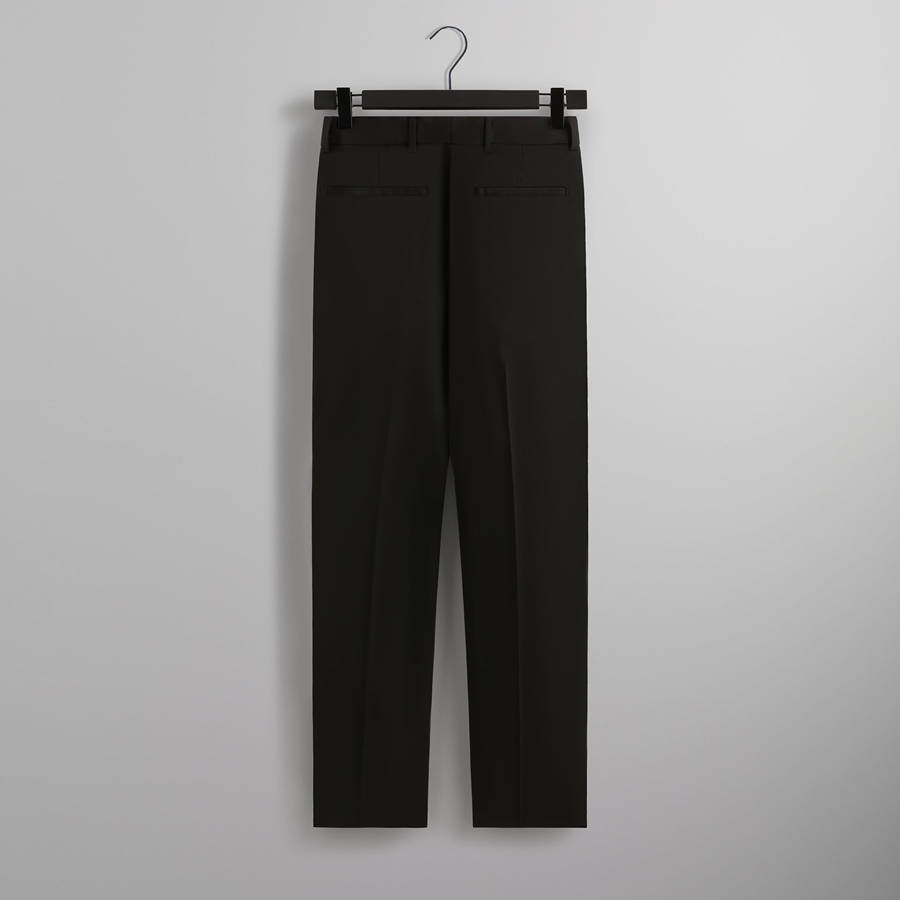 Black Men Kith and Kin Tropical Wool Kylan Pleated Pants | 0546-HLYFW