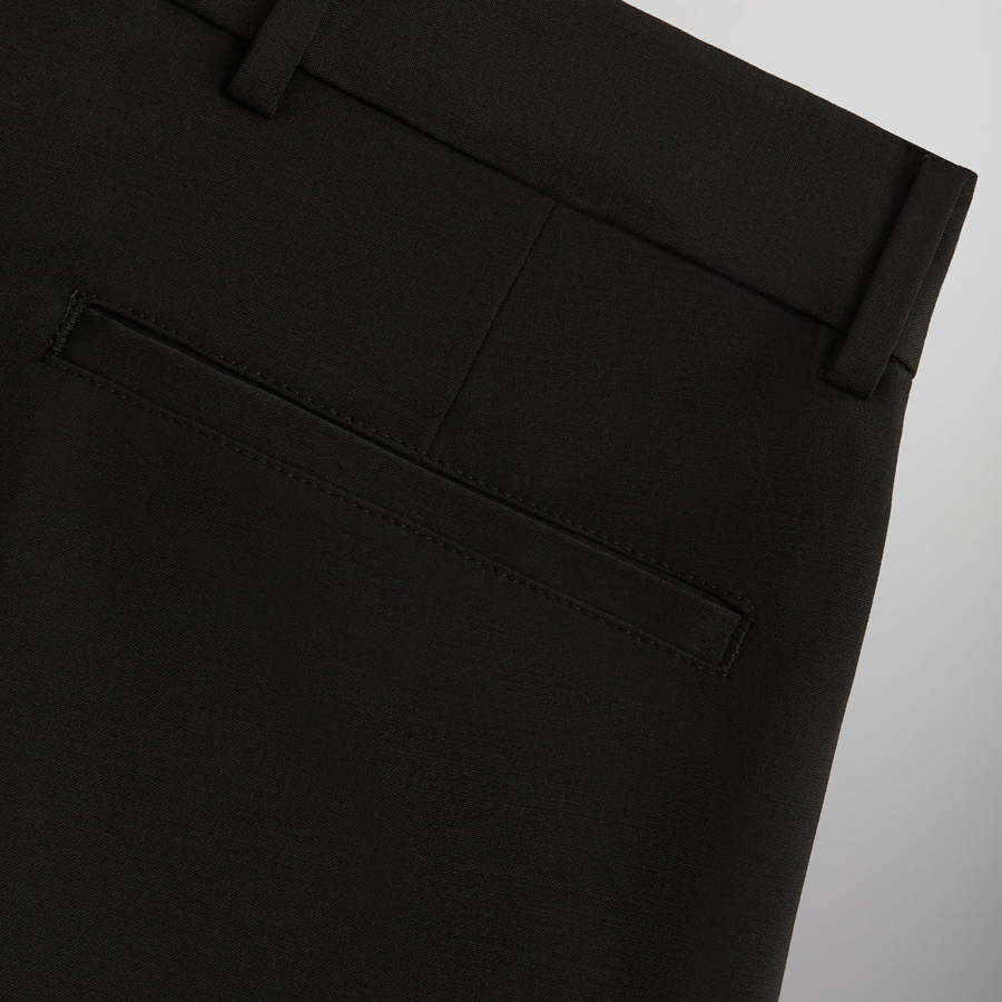 Black Men Kith and Kin Tropical Wool Kylan Pleated Pants | 0546-HLYFW