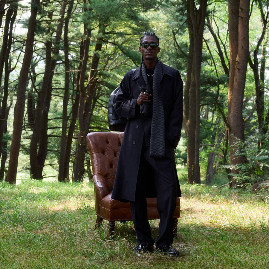 Black Men Kith and Kin Tropical Wool Marcus Coats | 2570-LMPSV