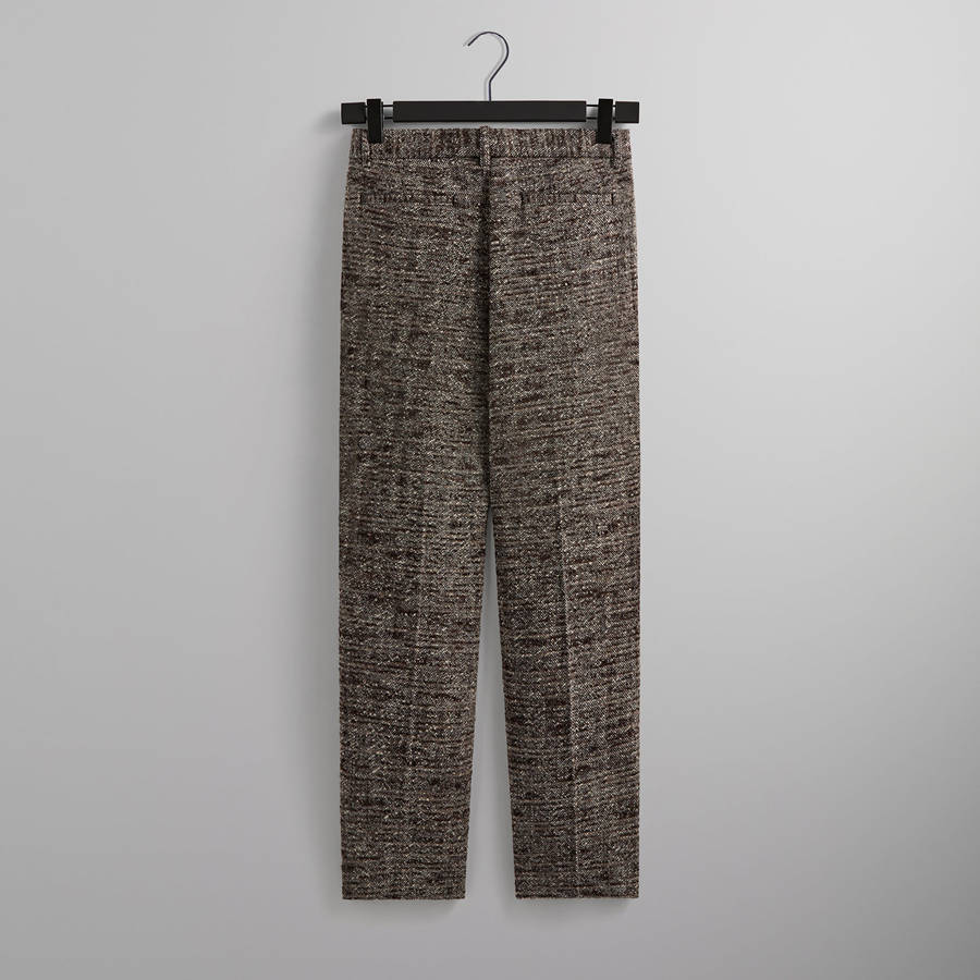 Black Men Kith and Kin Tweed Kylan Pleated Pants | 0498-PUGCT