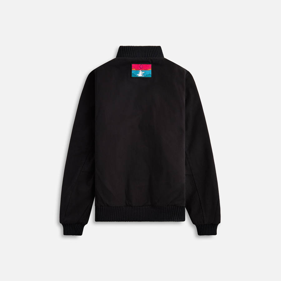 Black Men Kith by Parra Inspiration Point Jackets | 3796-YFVUL
