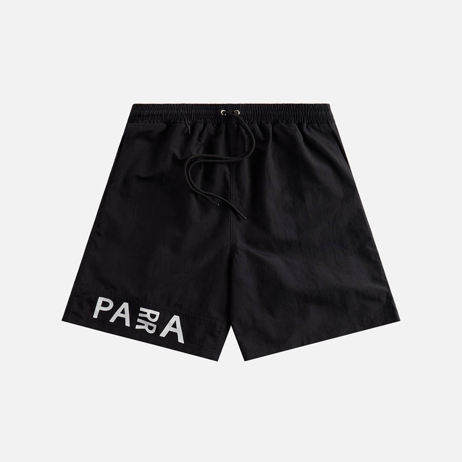 Black Men Kith by Parra No Vision Swim Shorts | 6125-ETVAS