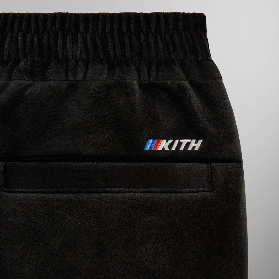 Black Men Kith for BMW Bonded Velour Bristol Cargo Pants | 5867-XOLTZ
