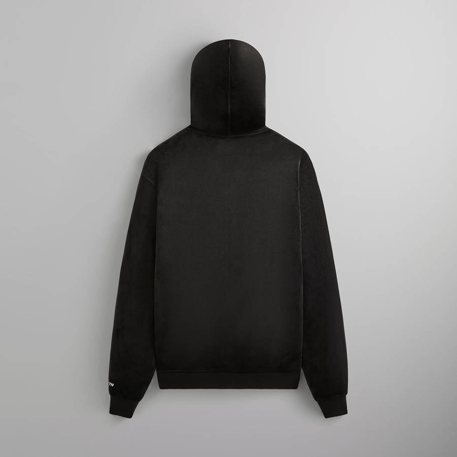 Black Men Kith for BMW Bonded Velour Williams V Full Zip Hoodie | 9642-JGIZW