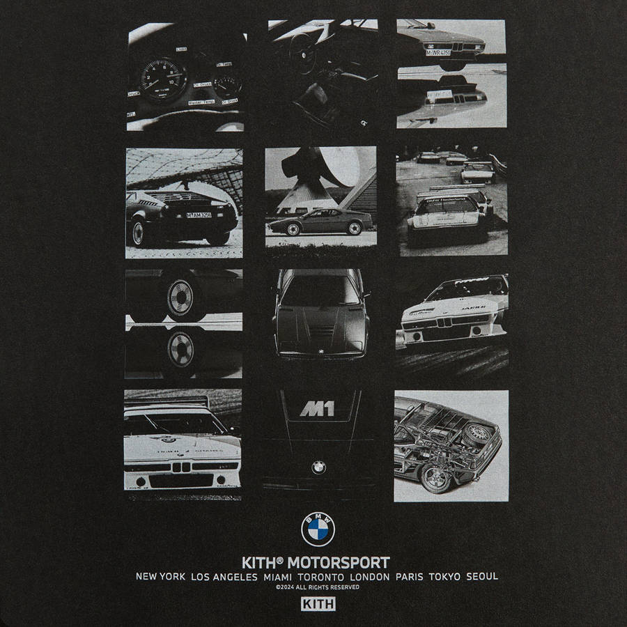Black Men Kith for BMW Gallery Vintage Shirts | 9403-FXEIA