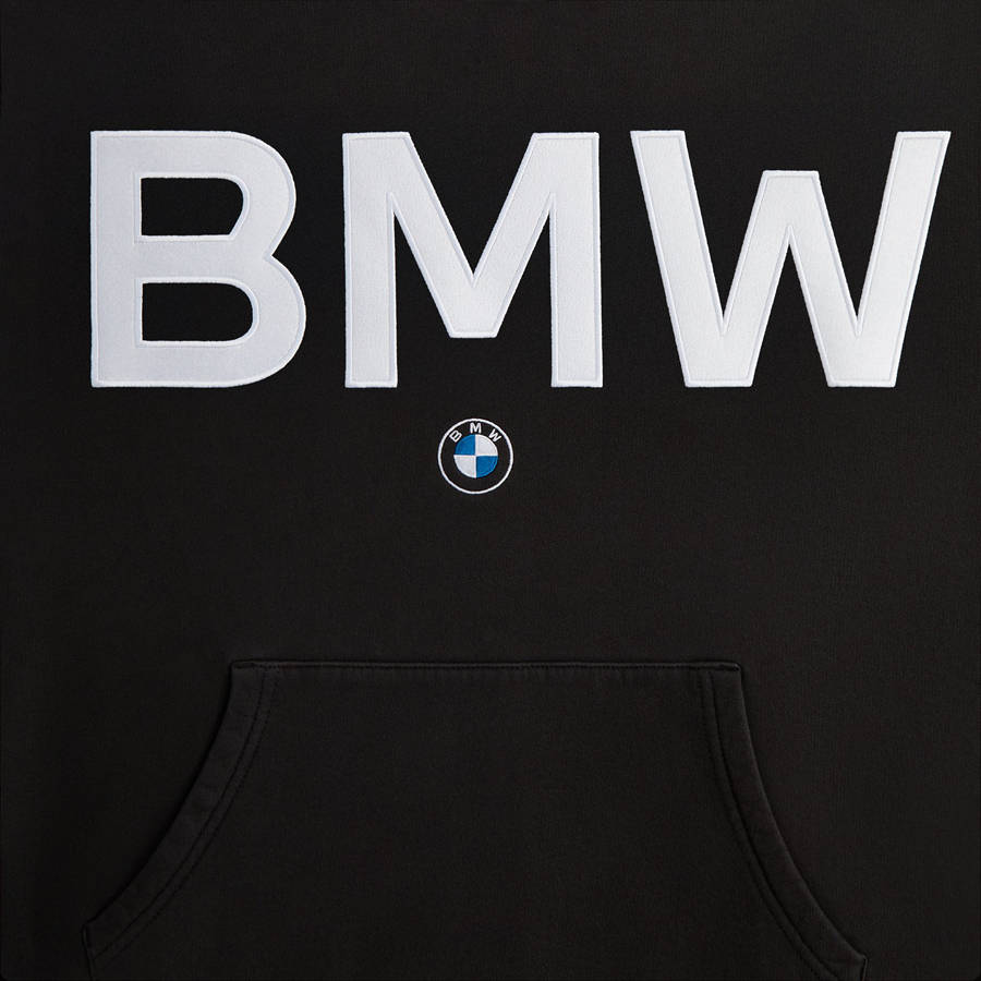 Black Men Kith for BMW Jumbo Vintage Nelson Hoodie | 1680-PHADX