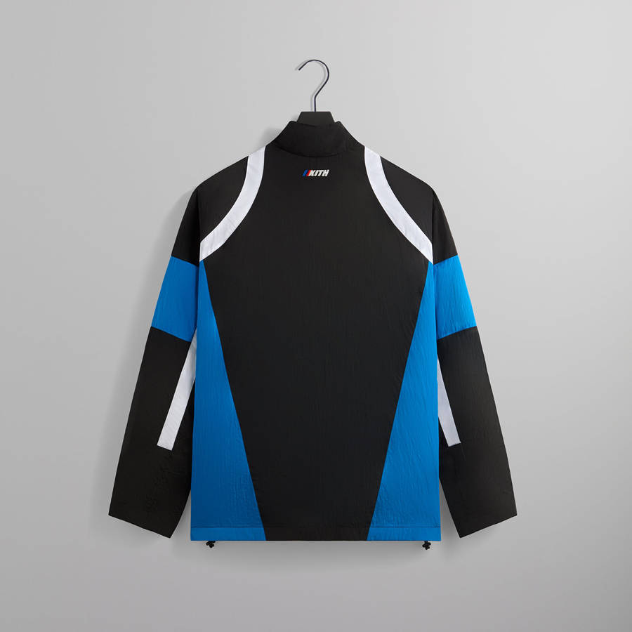 Black Men Kith for BMW Racing Track Jackets | 5762-UIRNX
