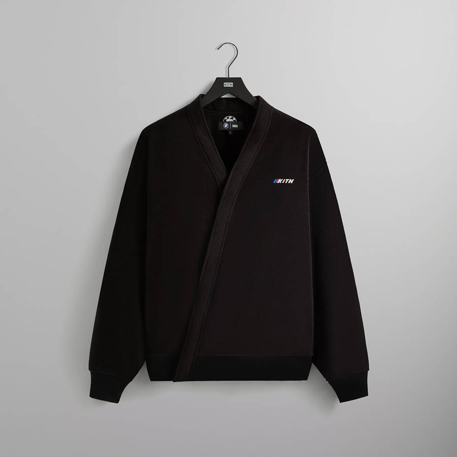 Black Men Kith for BMW Strauss Cross Front Cardigan Jackets | 0968-GDBTY