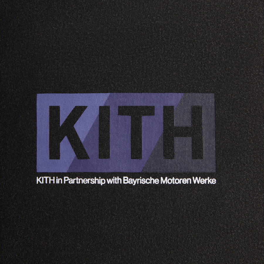 Black Men Kith for BMW Technoviolet Vintage T-Shirt | 4590-BEUPH
