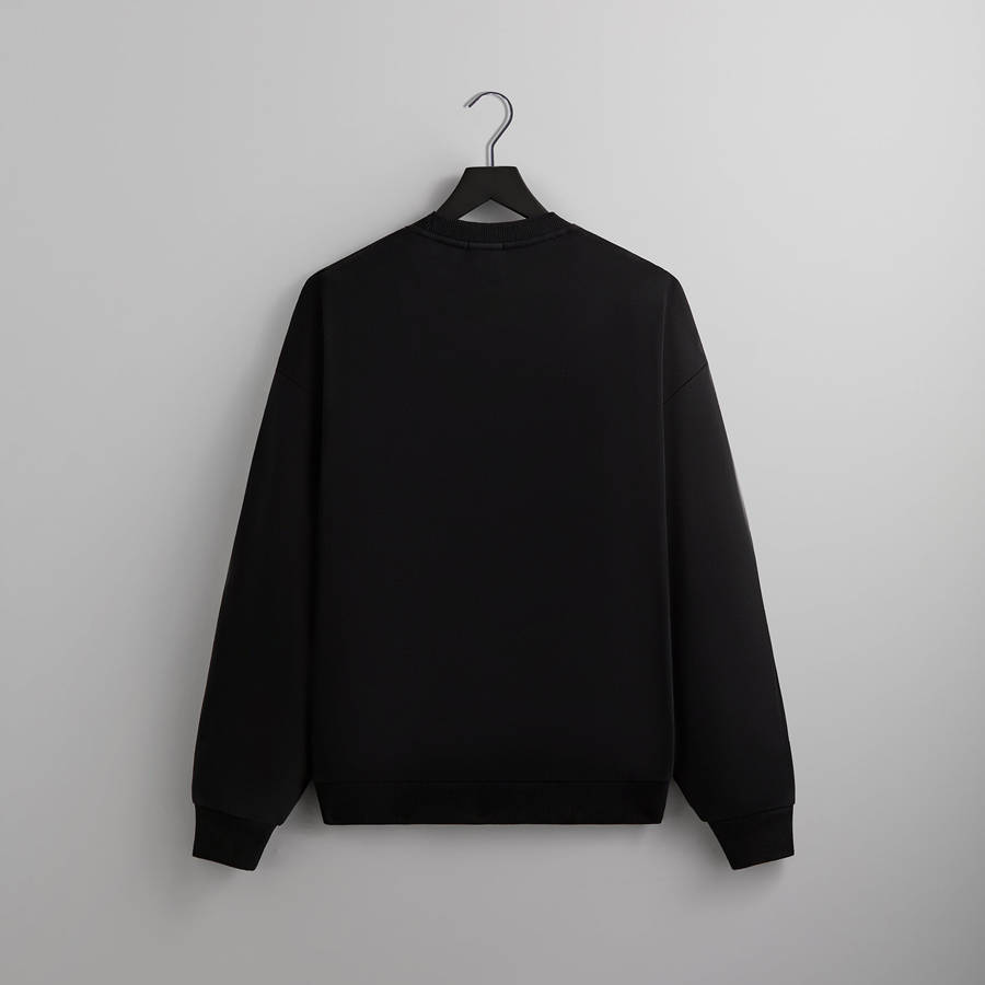 Black Men Kith for Sesame Street Elmo Nelson Crewneck Sweatshirts | 7541-ATRBW