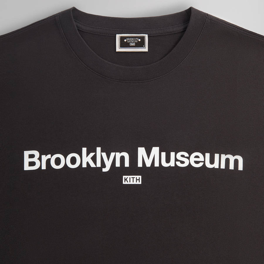 Black Men Kith for the Brooklyn Museum T-Shirt | 1689-FLJZE