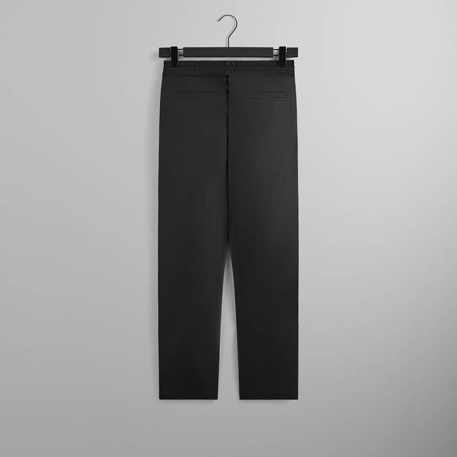 Black Men Kith for the New York Knicks Ball Nylon Wide Leg Pants | 3124-ONULJ