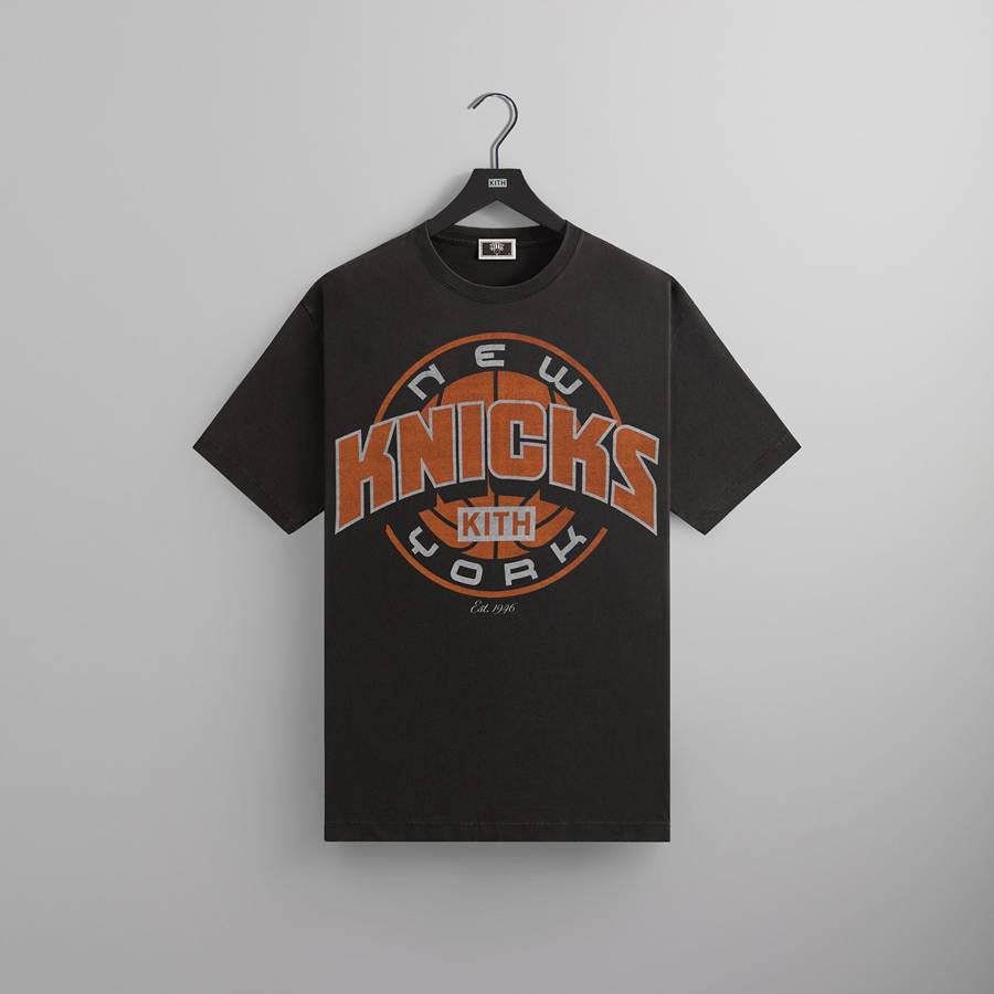 Black Men Kith for the New York Knicks Showtime Vintage Shirts | 6145-NHOLS