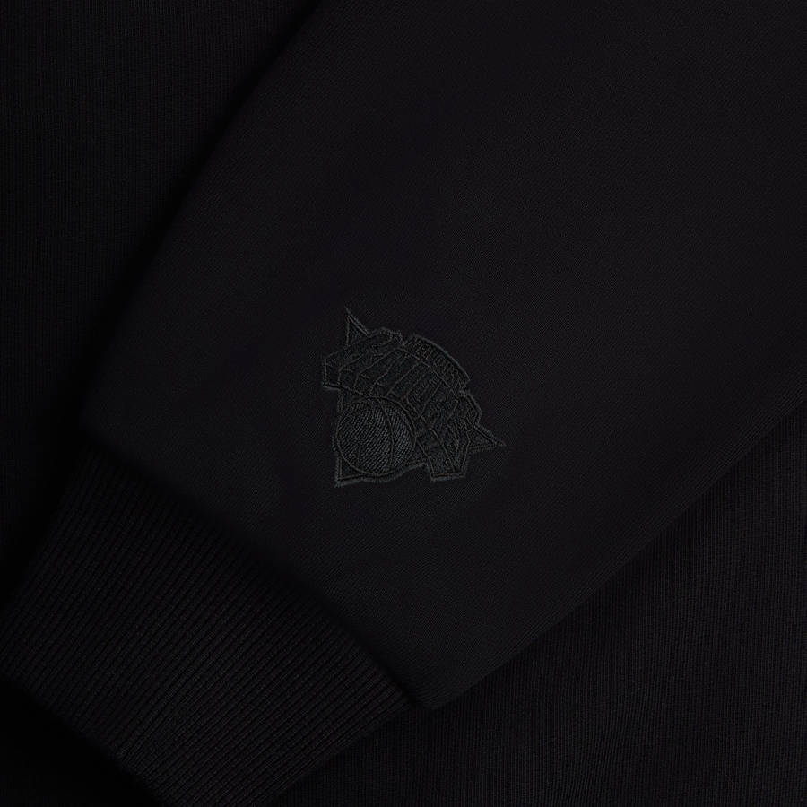 Black Men Kith for the New York Knicks Vintage Nelson Crewneck Sweatshirts | 3849-AJPRO