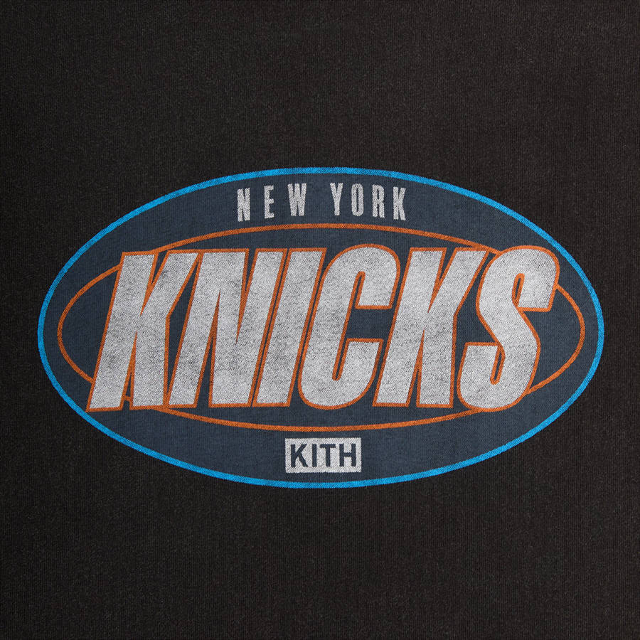 Black Men Kith for the New York Knicks Y2K Vintage T-Shirt | 2083-EPGWN