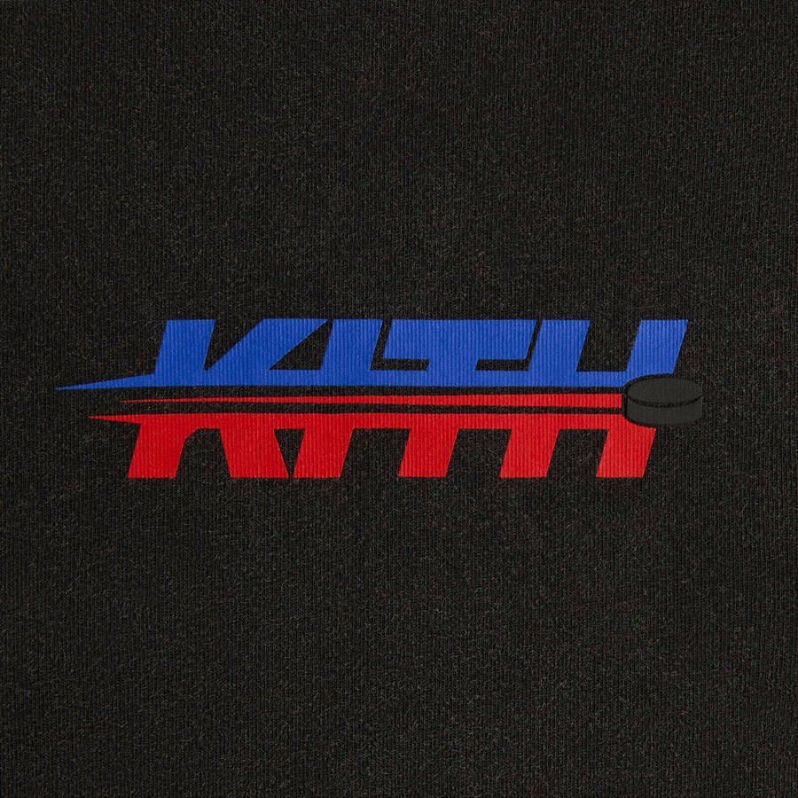 Black Men Kith for the New York Rangers Hat Trick Vintage Shirts | 4536-LUTZV
