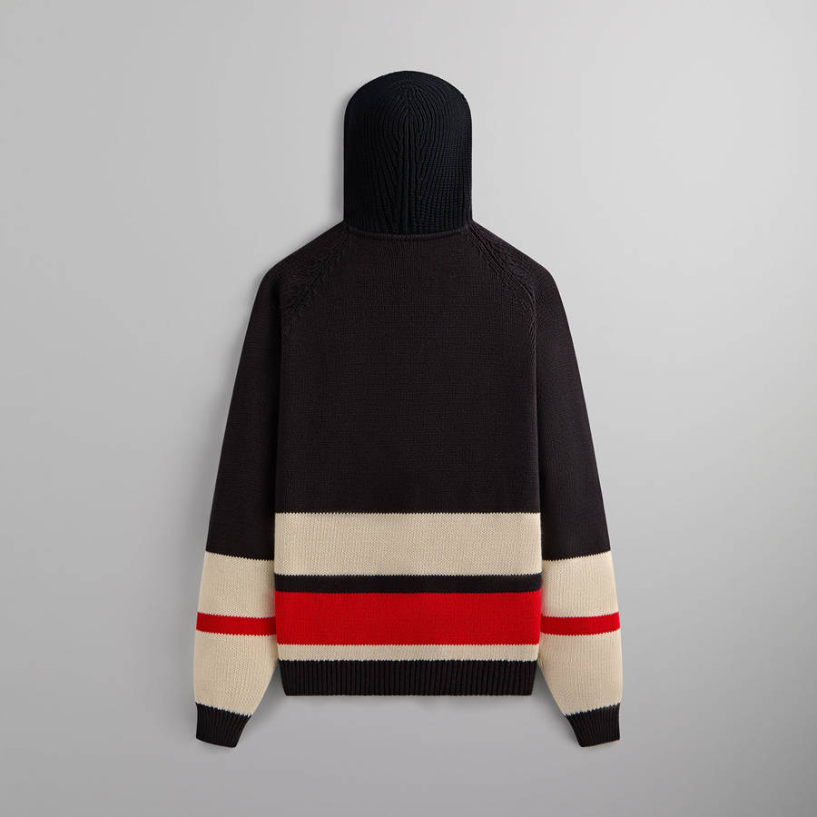 Black Men Kith for the New York Rangers Hooded Delk Sweater Hoodie | 1974-QENFC