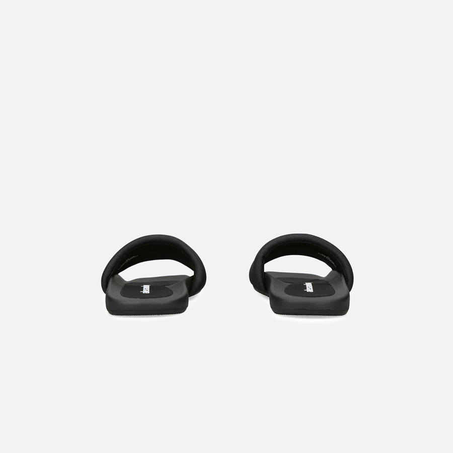Black Women Kith Alexander Wang AW Pool Slide Sandals | 2356-LMQZN