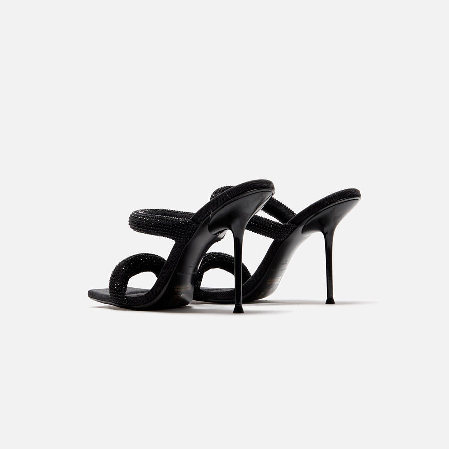 Black Women Kith Alexander Wang Julie Tubular Sandal Heels | 6978-SGWMN