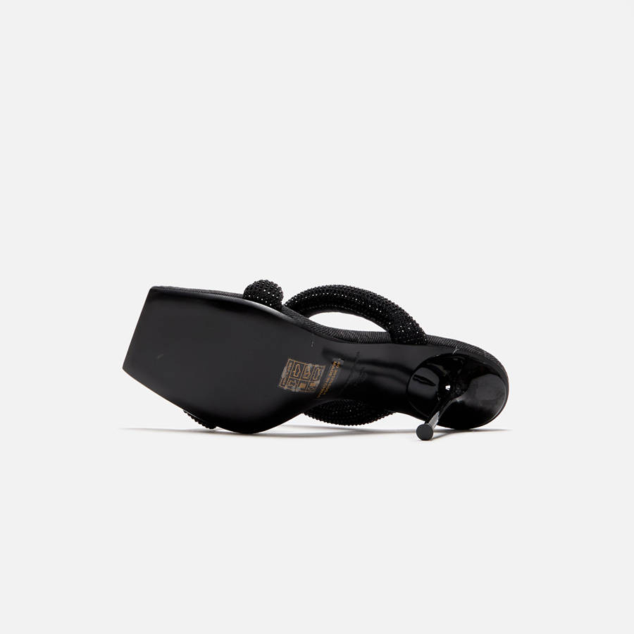 Black Women Kith Alexander Wang Julie Tubular Sandal Heels | 6978-SGWMN