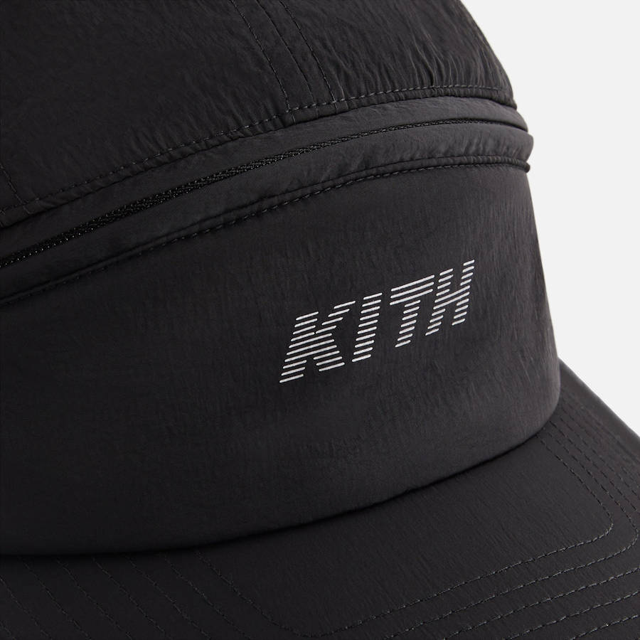 Black Women Kith Ascender Convertible Cap Headwear | 0163-PTRKI