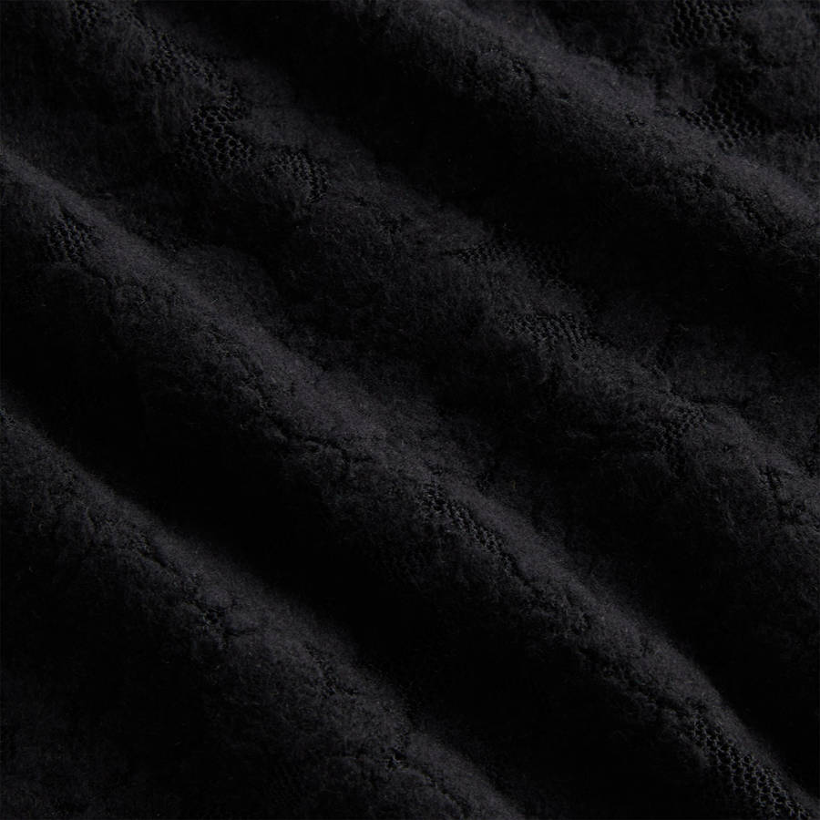 Black Women Kith Bailey Plush Lace Maxi Dress | 1984-URGPM