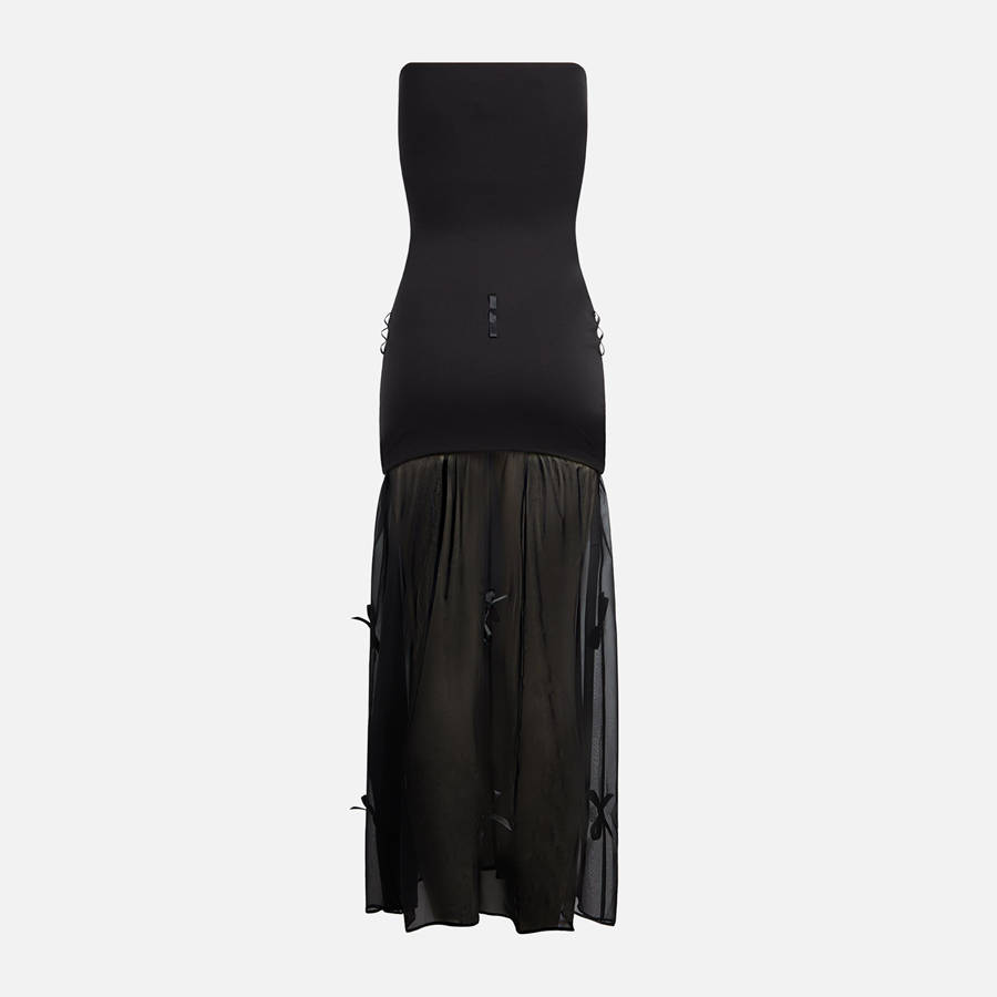 Black Women Kith Buci Metis Dress | 4279-JMVZC