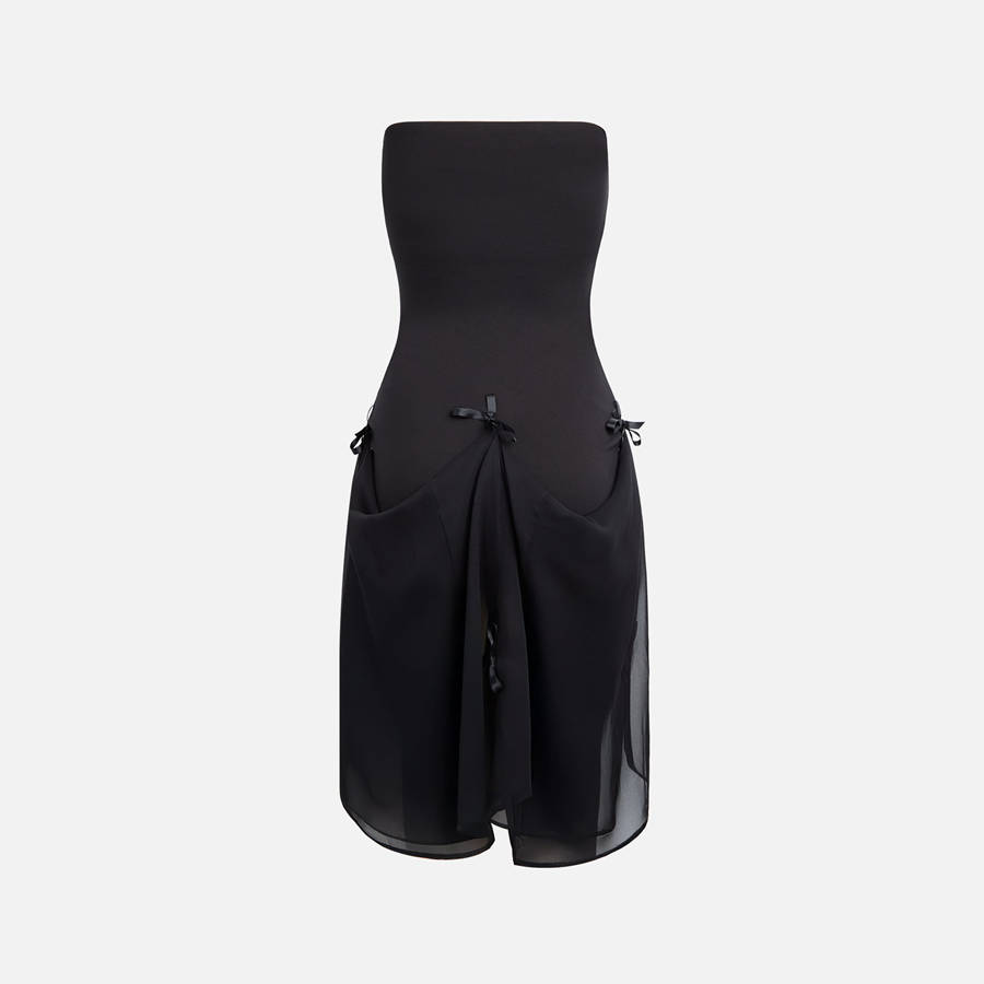 Black Women Kith Buci Metis Dress | 4279-JMVZC