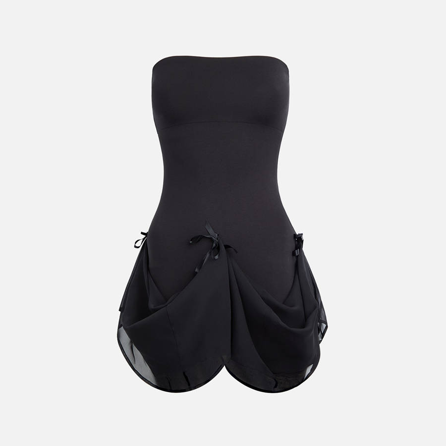 Black Women Kith Buci Metis Dress | 4279-JMVZC