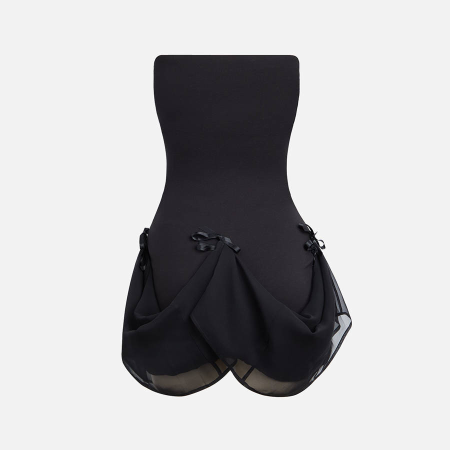 Black Women Kith Buci Metis Dress | 4279-JMVZC