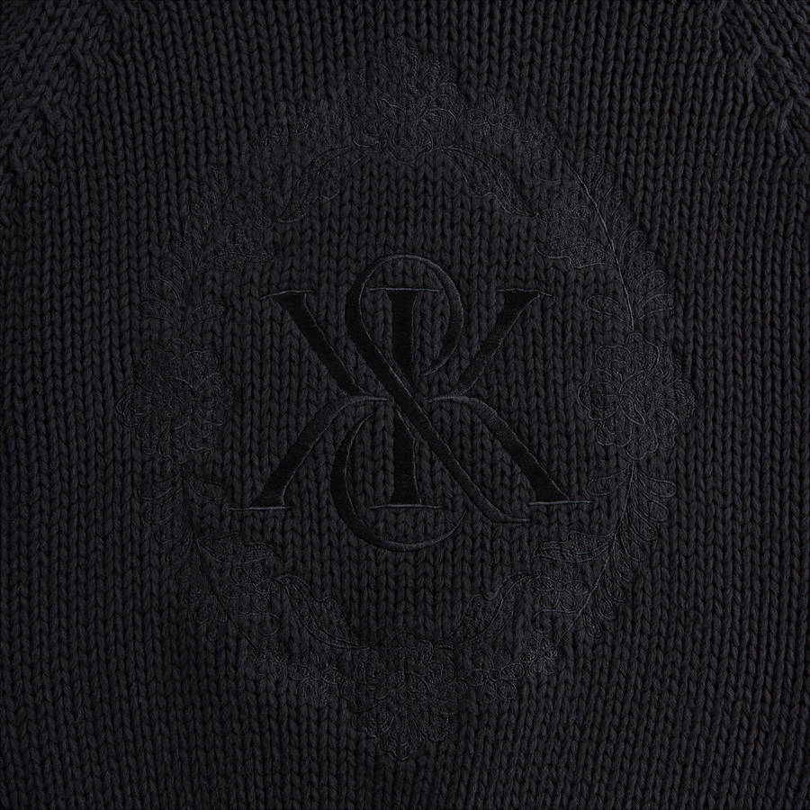 Black Women Kith Celyse Crest Sweater Hoodie | 3879-MBDLT