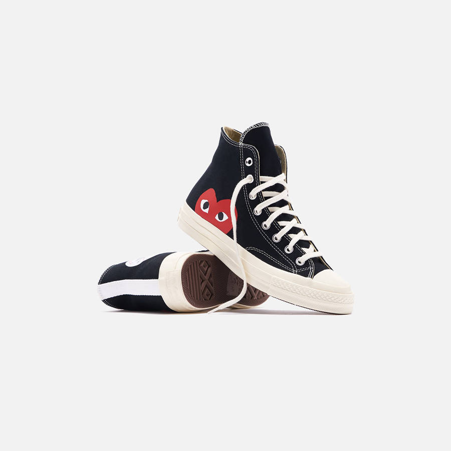 Black Women Kith Converse x Comme des Garçons CDG Play Chuck Taylor High Sneakers | 4031-MSOPR