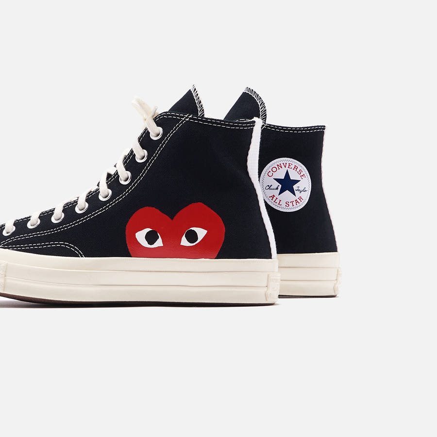 Black Women Kith Converse x Comme des Garçons CDG Play Chuck Taylor High Sneakers | 4031-MSOPR