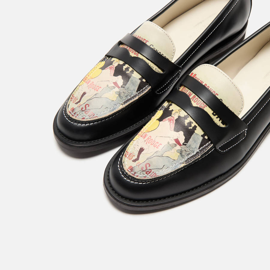 Black Women Kith DUKE + DEXTER WMNS Wilde Penny Loafers | 6584-THDFE
