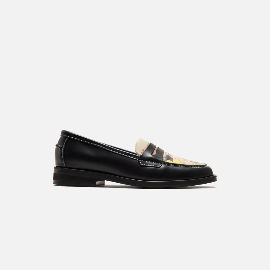Black Women Kith DUKE + DEXTER WMNS Wilde Penny Loafers | 6584-THDFE