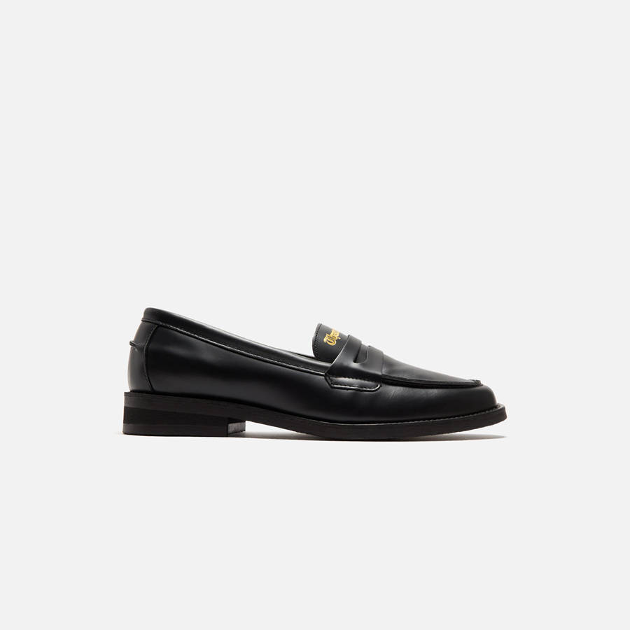 Black Women Kith DUKE + DEXTER WMNS Wilde Penny Loafers | 0386-ZHWJY