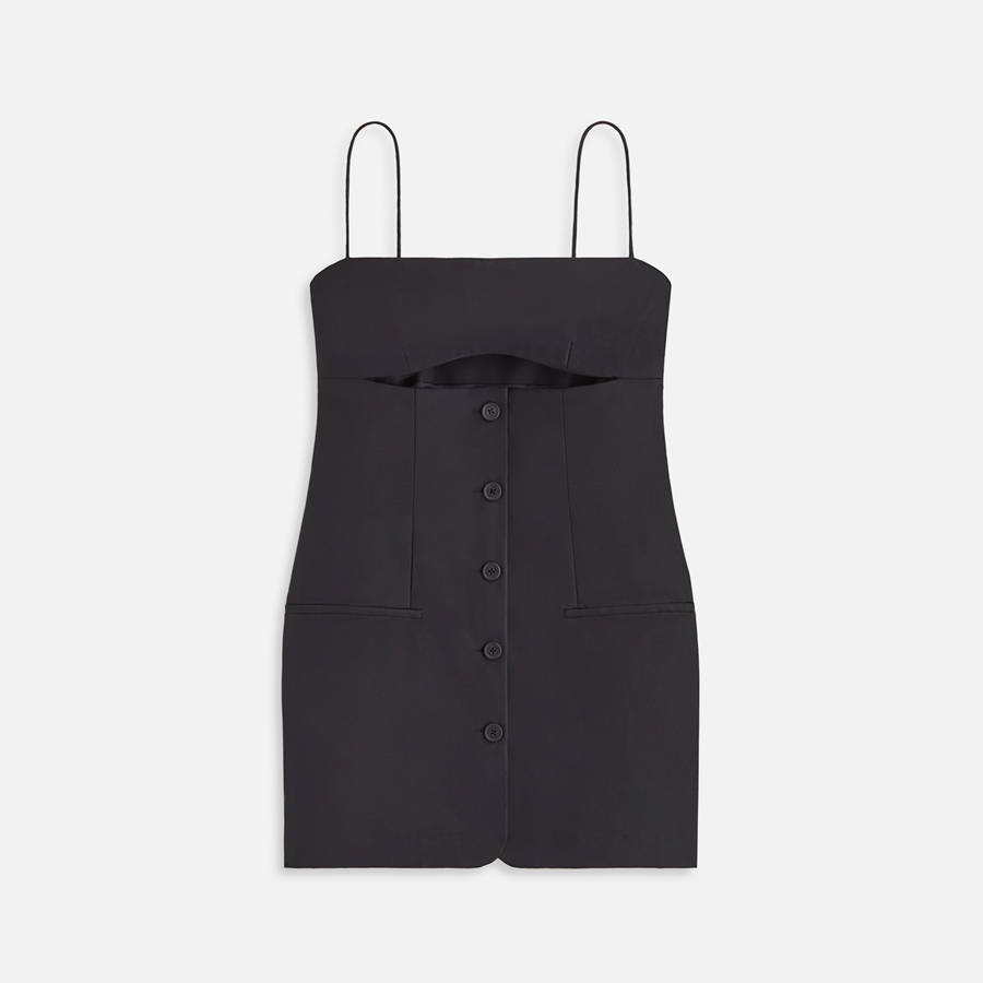 Black Women Kith Damaris Tailored Mini Dress | 8945-VJIZE
