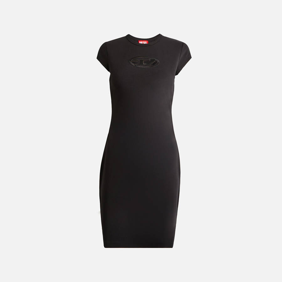 Black Women Kith Diesel Angiel Dress | 8793-HZICS