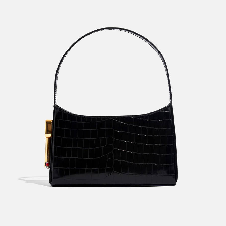Black Women Kith Edie Parker Burn Shoulder Bags | 3597-FAPLC