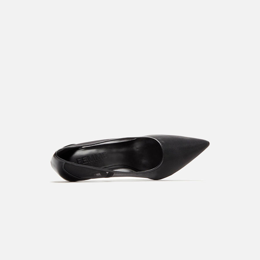 Black Women Kith Femme LA Colette Pump Heels | 6851-QBXVJ