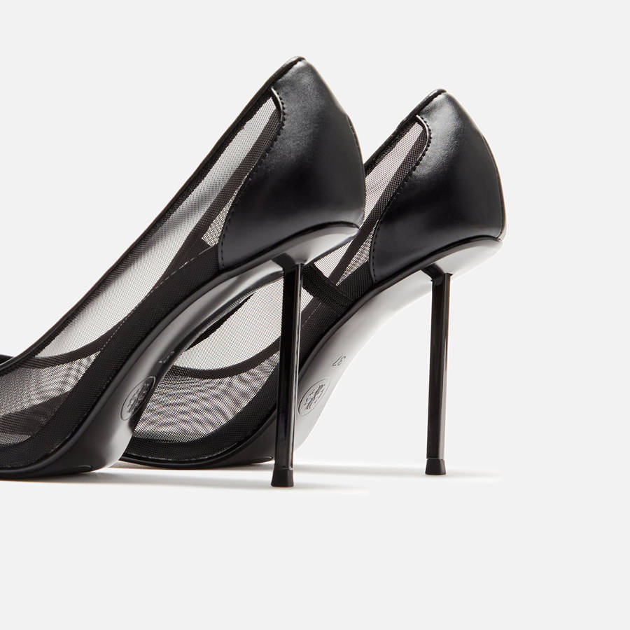 Black Women Kith Femme LA Colette Pump Heels | 6851-QBXVJ