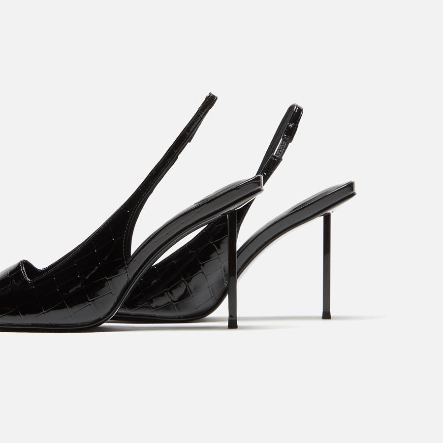 Black Women Kith Femme LA G63 Slingback Heels | 5782-PYACN