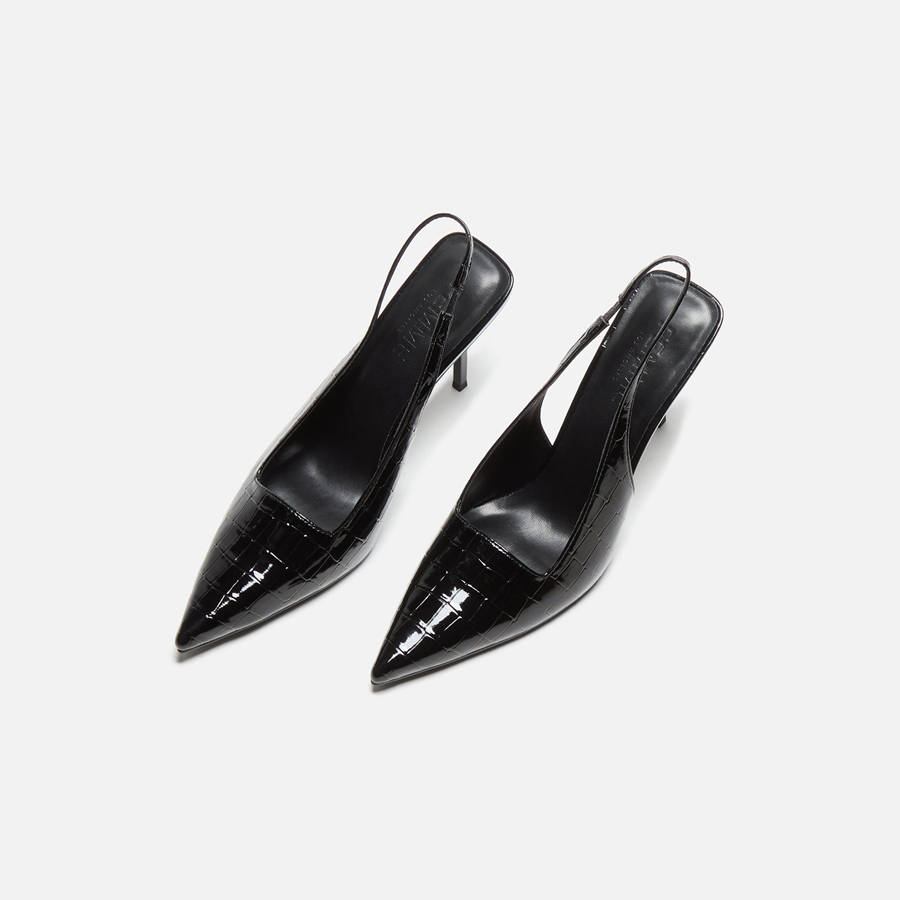 Black Women Kith Femme LA G63 Slingback Heels | 5782-PYACN