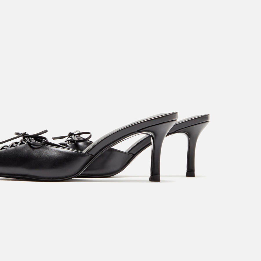 Black Women Kith Femme LA Louis Slipper Heels | 1296-CXFVK